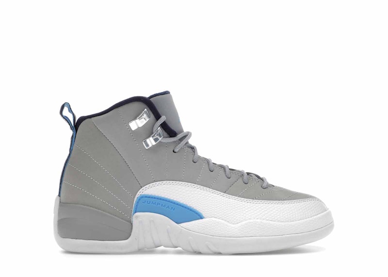 Jordan 12 Retro Grey University Blue (GS) - 153265-007 - US