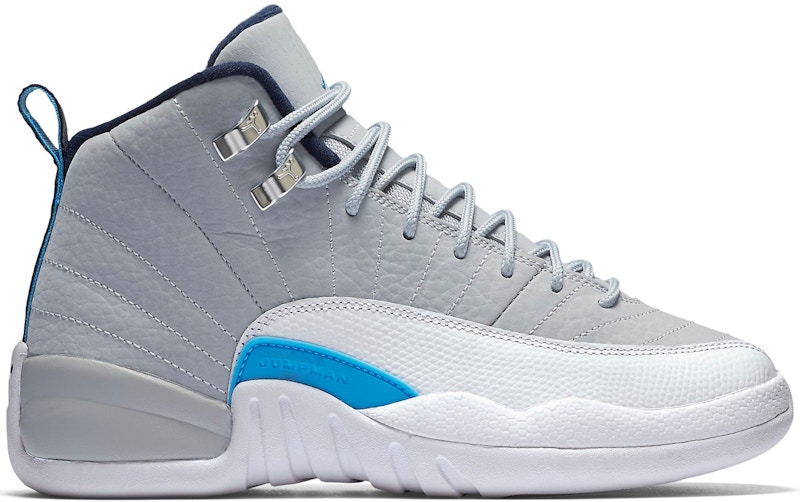 jordan 12 blue and grey