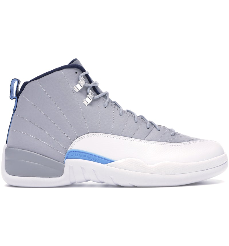 Jordan 12 Retro Grey University Blue Men's 130690-007 US