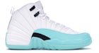 Jordan 12 Retro Light Aqua (para escolares)