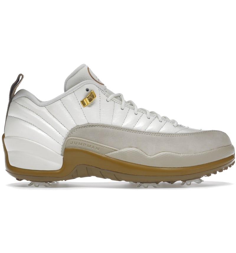 Golf Shoe Air Jordan 12 Low Stockx Jordan Retro White Cement (2025