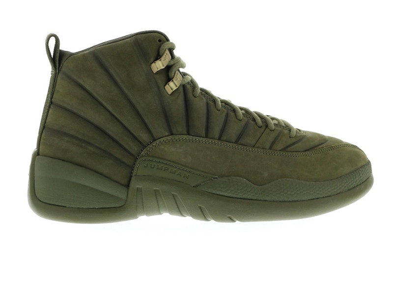 olive jordans 12