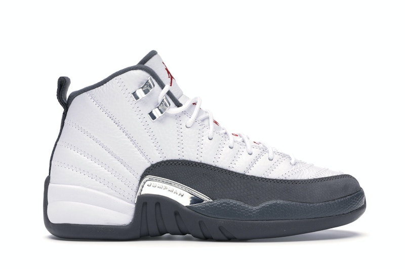 Pre-owned Jordan 12 Retro Sneakers In White/dark Grey/gym Red In Multi