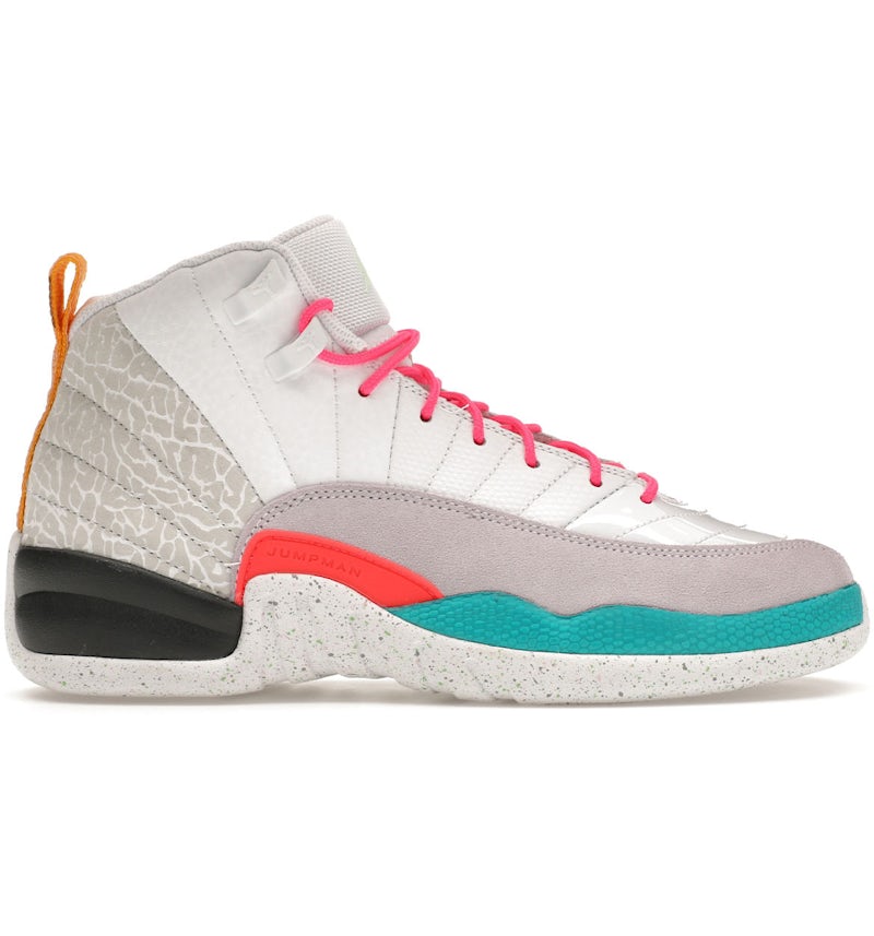 Jordan 12 Retro White Vapor Green (GS) 153265-130 GB