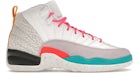 Jordan 12 Retro Blanco Vapor Verde (para escolares)