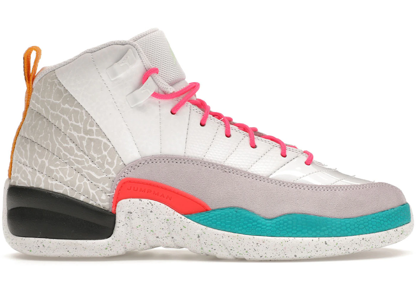 Jordan 12 Retro White Vapor Green (GS) 153265-130 US