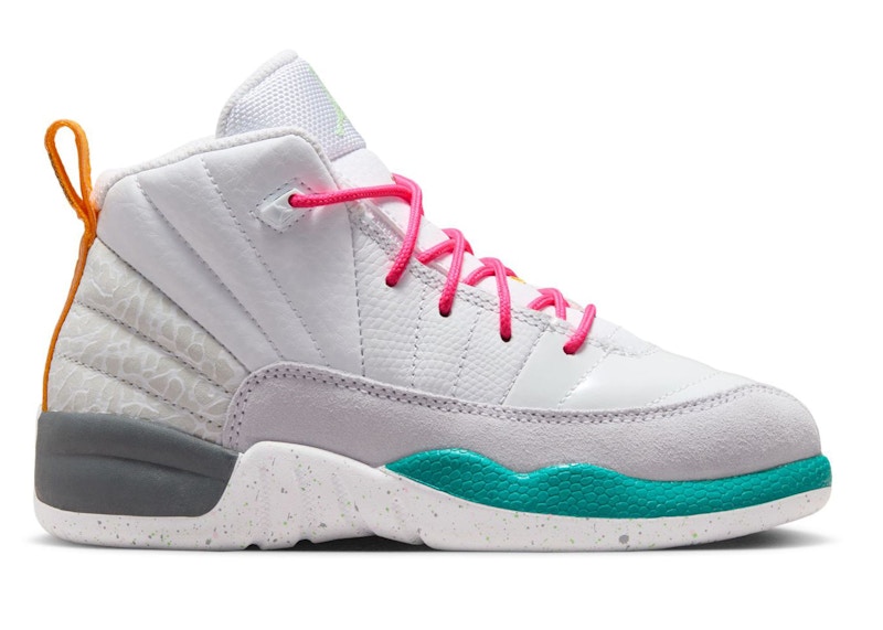 Grey pink and white 12s best sale