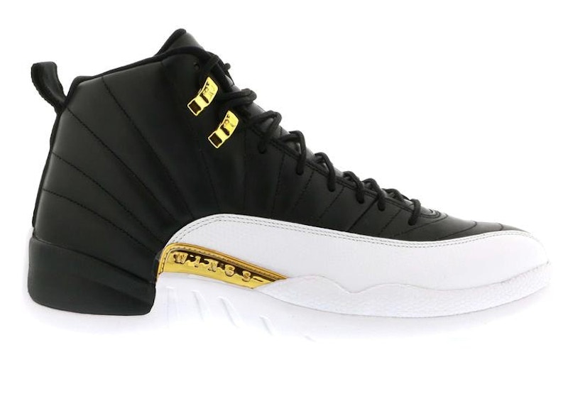 jordan 12 black and yellow stockx