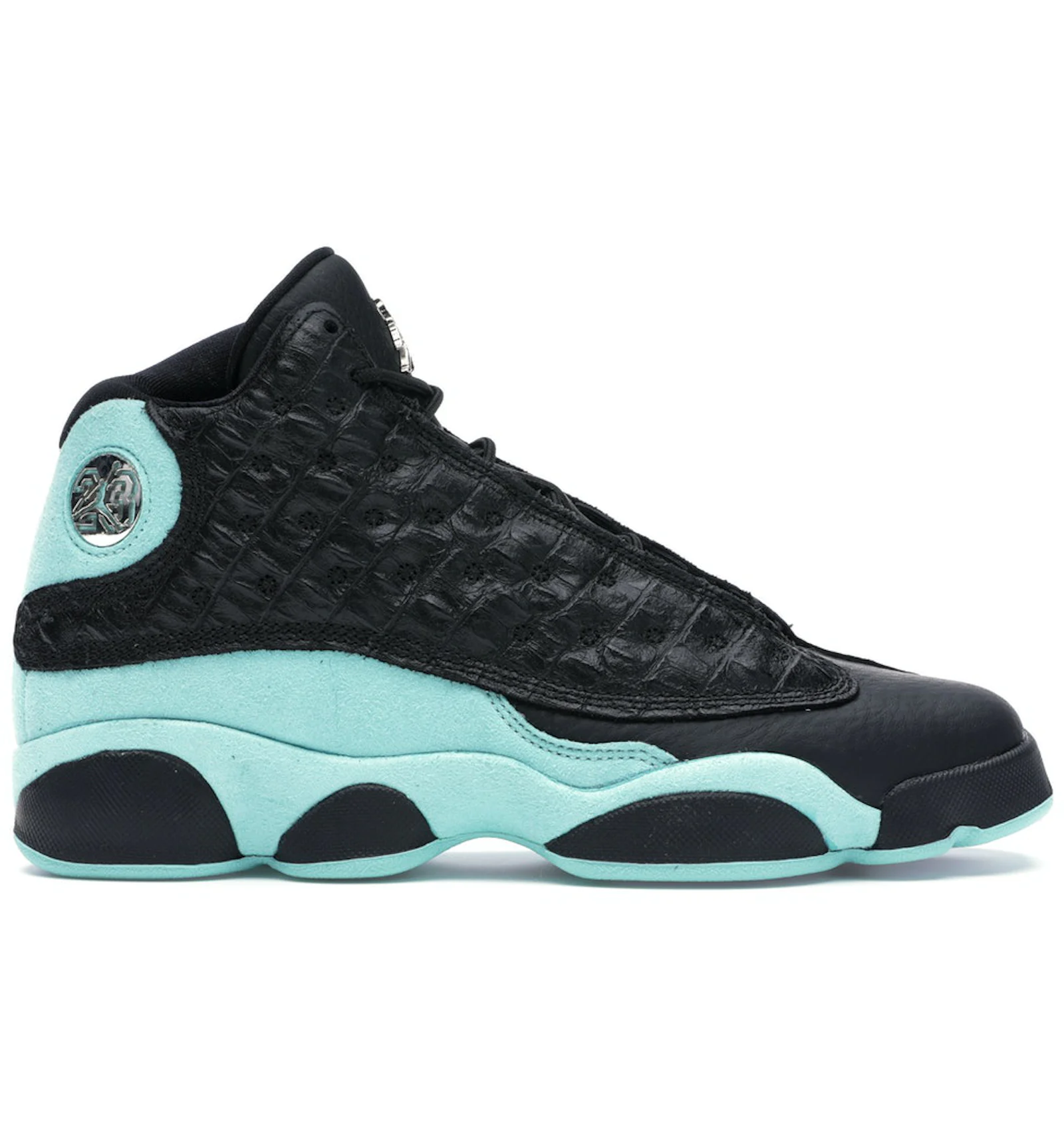 Jordan 13 Retro Black Island Green GS Kids 884129 030 US