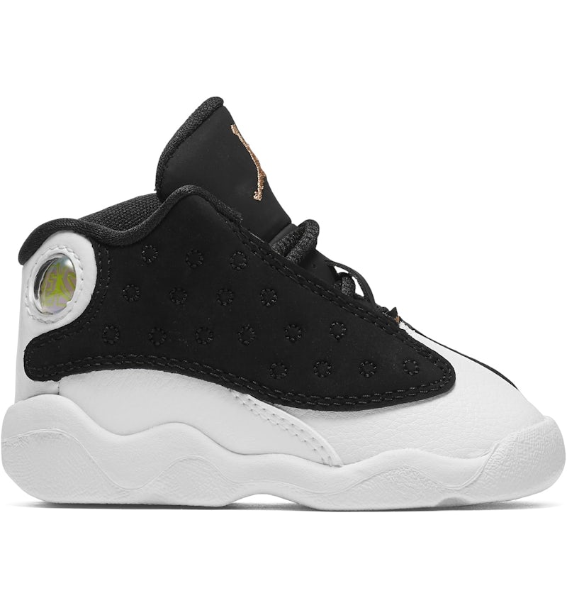 13 Retro Jordan Negro Dorado Tenis Jordan Retro 13 Negro Con