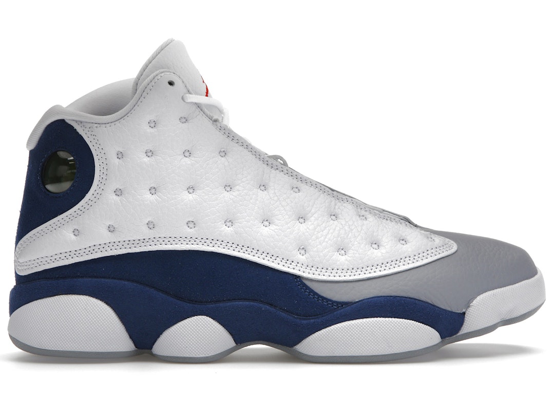 Pre-owned Jordan 13 Retro French Blue In White/french Blue/light Steel Grey