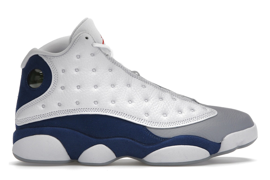 Pre-owned Jordan 13 Retro French Blue In White/french Blue/light Steel Grey