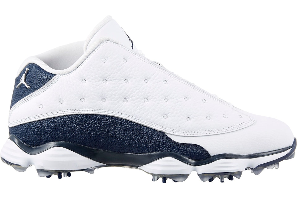 Jordan 13 Retro Golf White Navy Blue