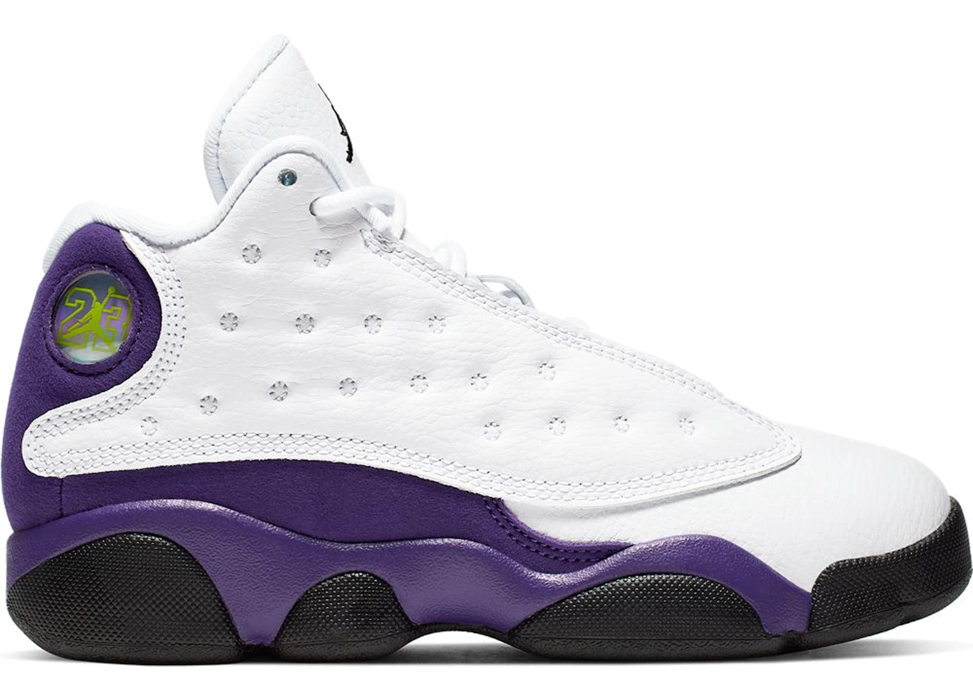 Jordan 13 lakers grade school hotsell