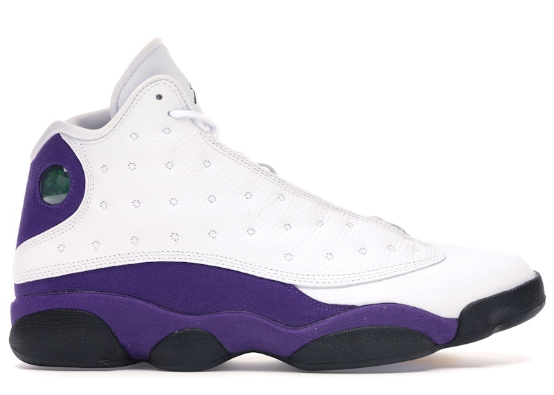 white and purple retro 13