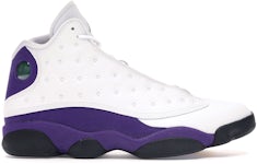 Nike Air Jordan 13 Retro Lakers Men's White/Black-Court Purple