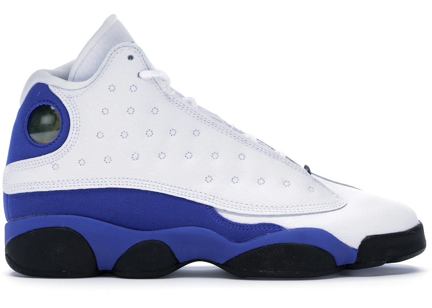 Jordan 13 Retro White Hyper Royal Black Gs 4129 117 Jordan 13 Retro White Hyper Royal Black Gs 4129 117