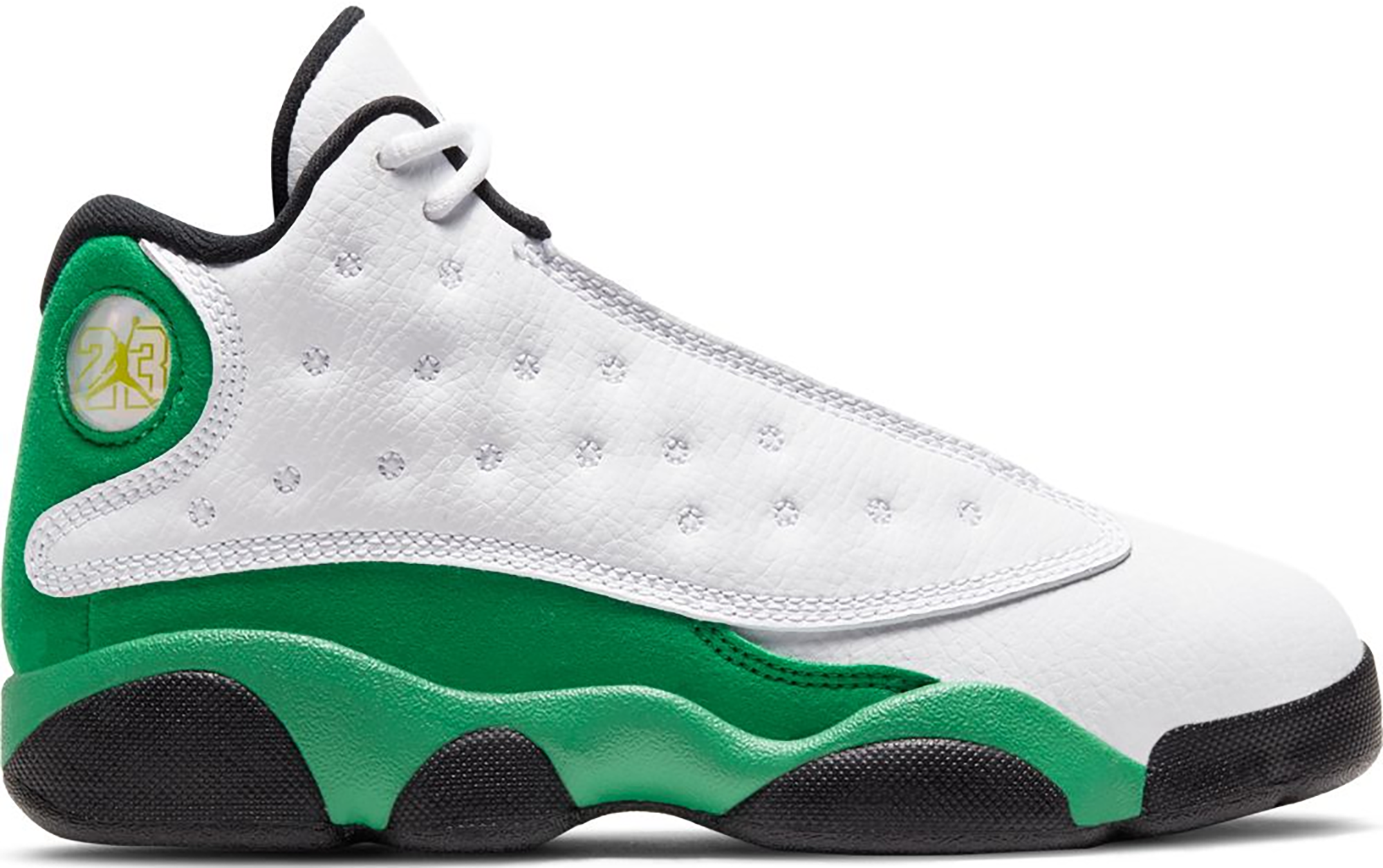 Jordan 13 Retro White Lucky Green (PS 
