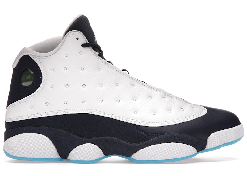 Jordan 13 Retro Obsidian Powder Blue White Men's - 414571-144 - US Jordan 13 Retro Obsidian Powder Blue White Men's - 414571-144 - US