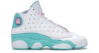 Jordan 13 Retro White Soar Green Pink (GS)