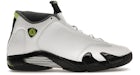 Jordan 14 Retro Weiß Chartreuse