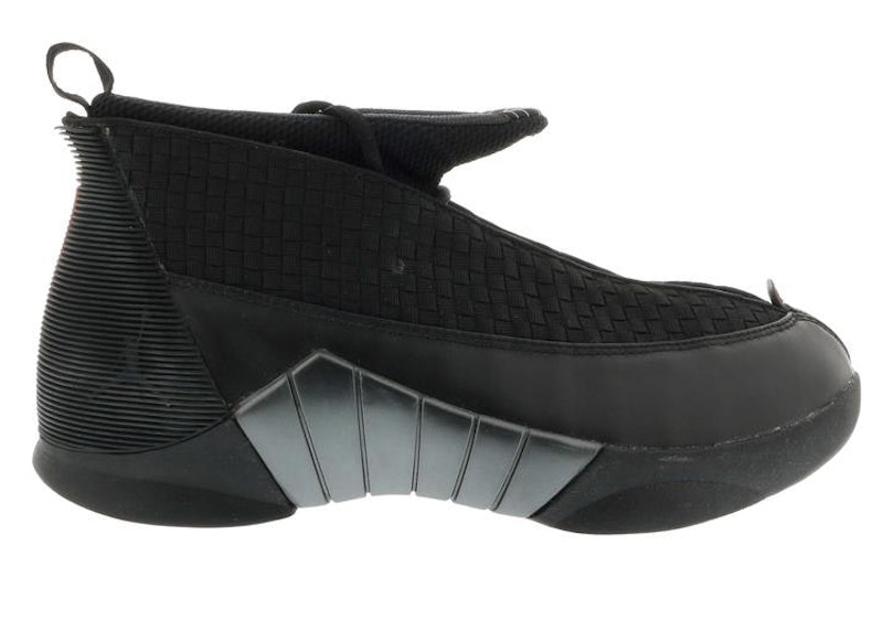 black red jordan 15