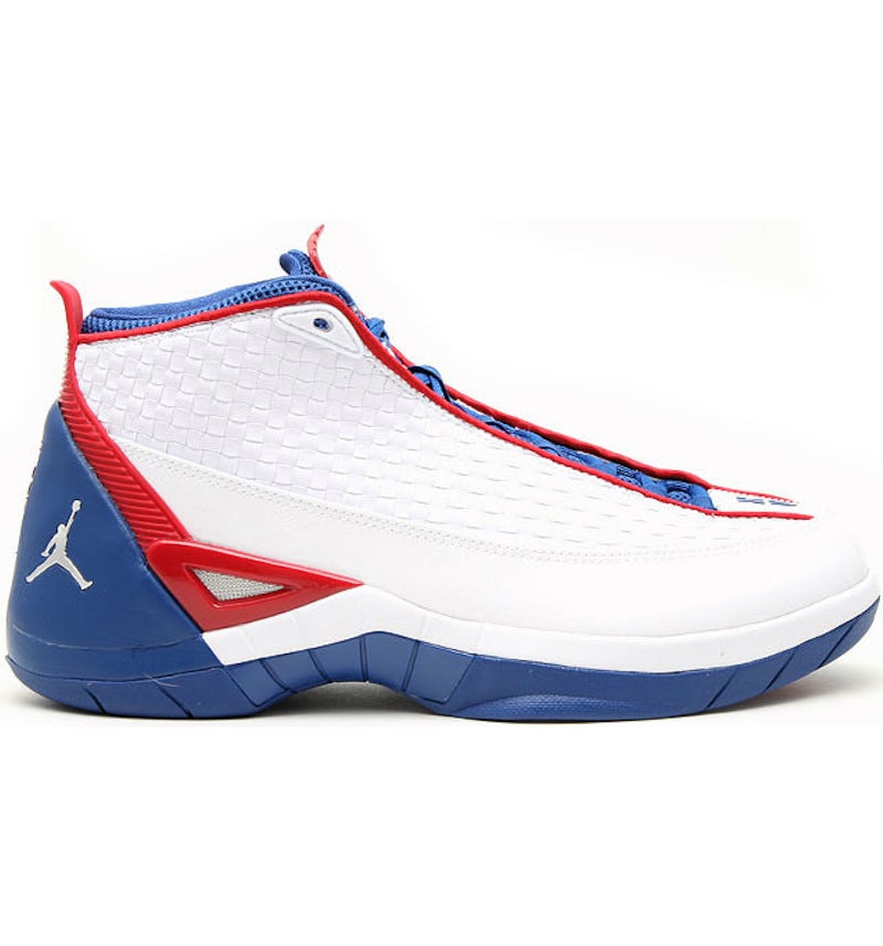 Jordan 15 SE White Blue Ribbon Red Men s 317112 104 US
