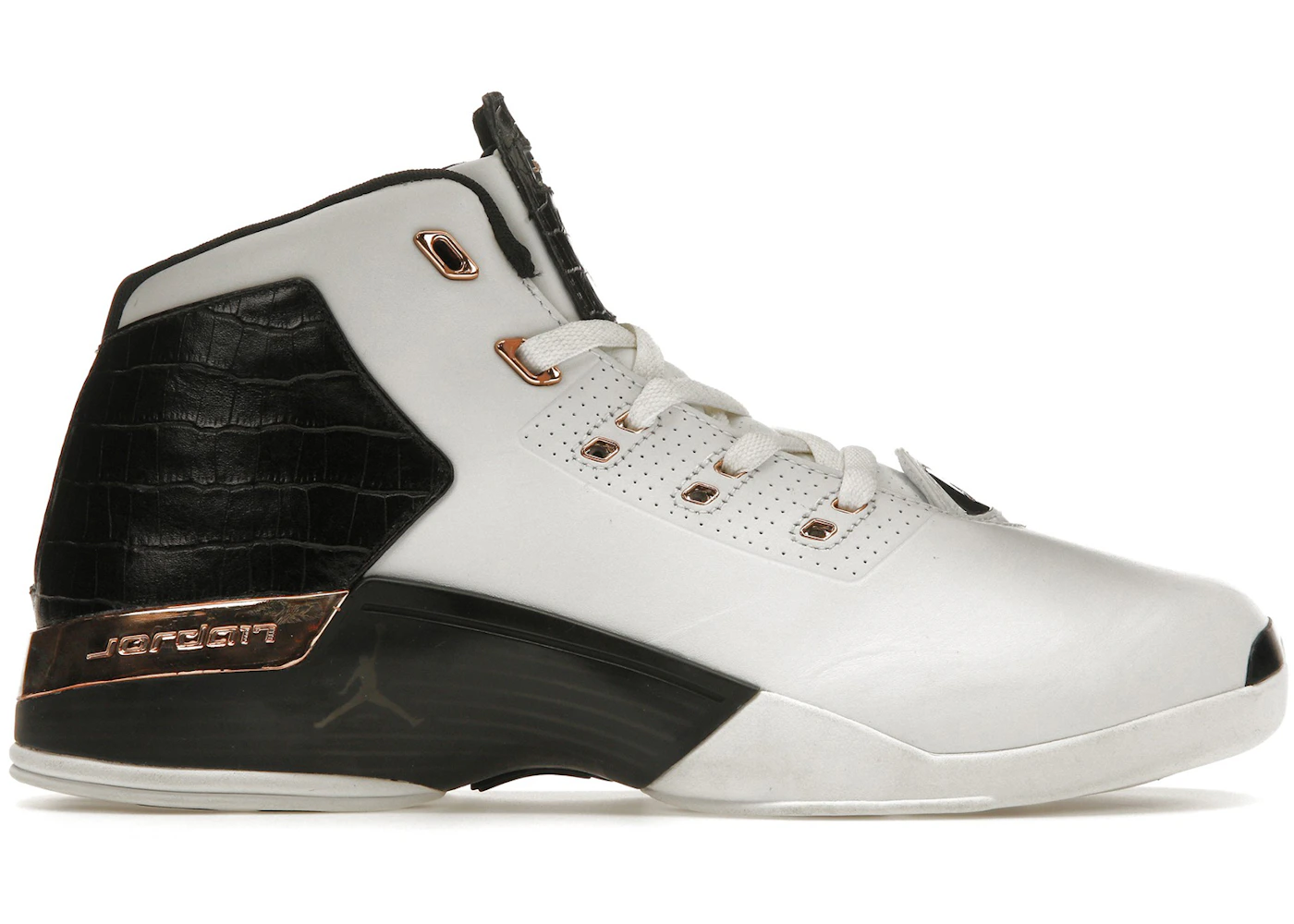 Jordan 17 OG Blanco Negro Cobre Hombre 304709-108 US