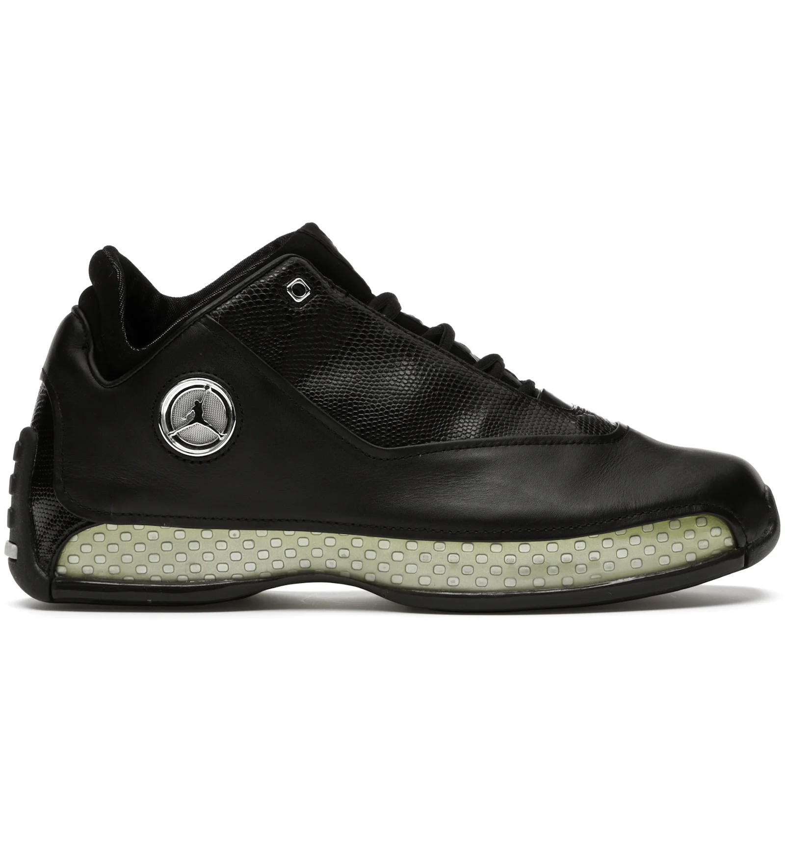 Jordan 18 OG Low Black Silver Chrome Men s 306151 001 US