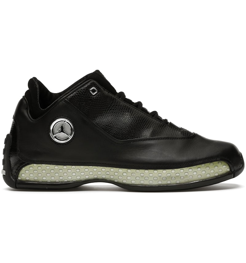 Jordan 18 OG Bajo Negro Plateado Cromo Hombre 306151-001 MX
