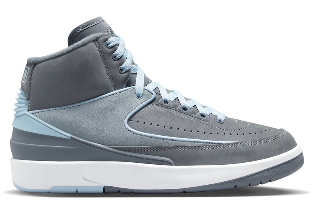 Pre-owned Jordan 2 Retro Cool Grey (women's) In Cool Grey/ice Blue/white