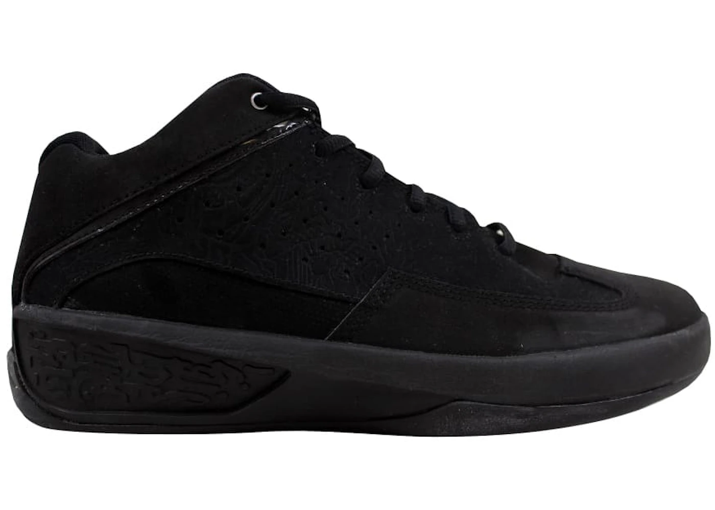 Jordan 2 Smooth Black Metallic Silver White Men's - 467815-001 - US