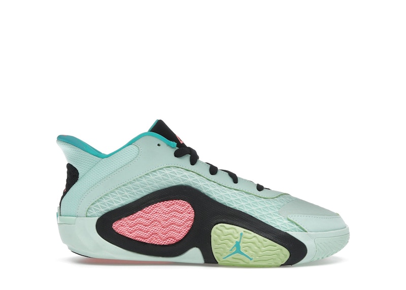 Pre-owned Jordan 2 Tatum Vortex Sneakers In Mint Foam/lava Glow/black In Multi