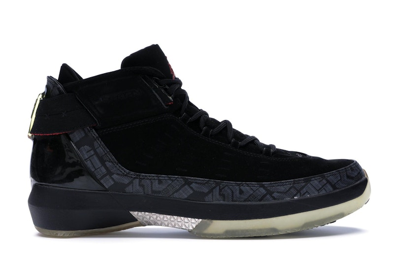 Pre-owned Jordan Men's 22 Og Chicago Pe Sneakers In Black/metallic Silver/dark Charcoal In Multi
