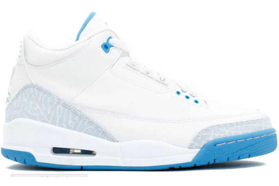 Jordan 3 Retro Harbor Blue Women s 315296 142 US