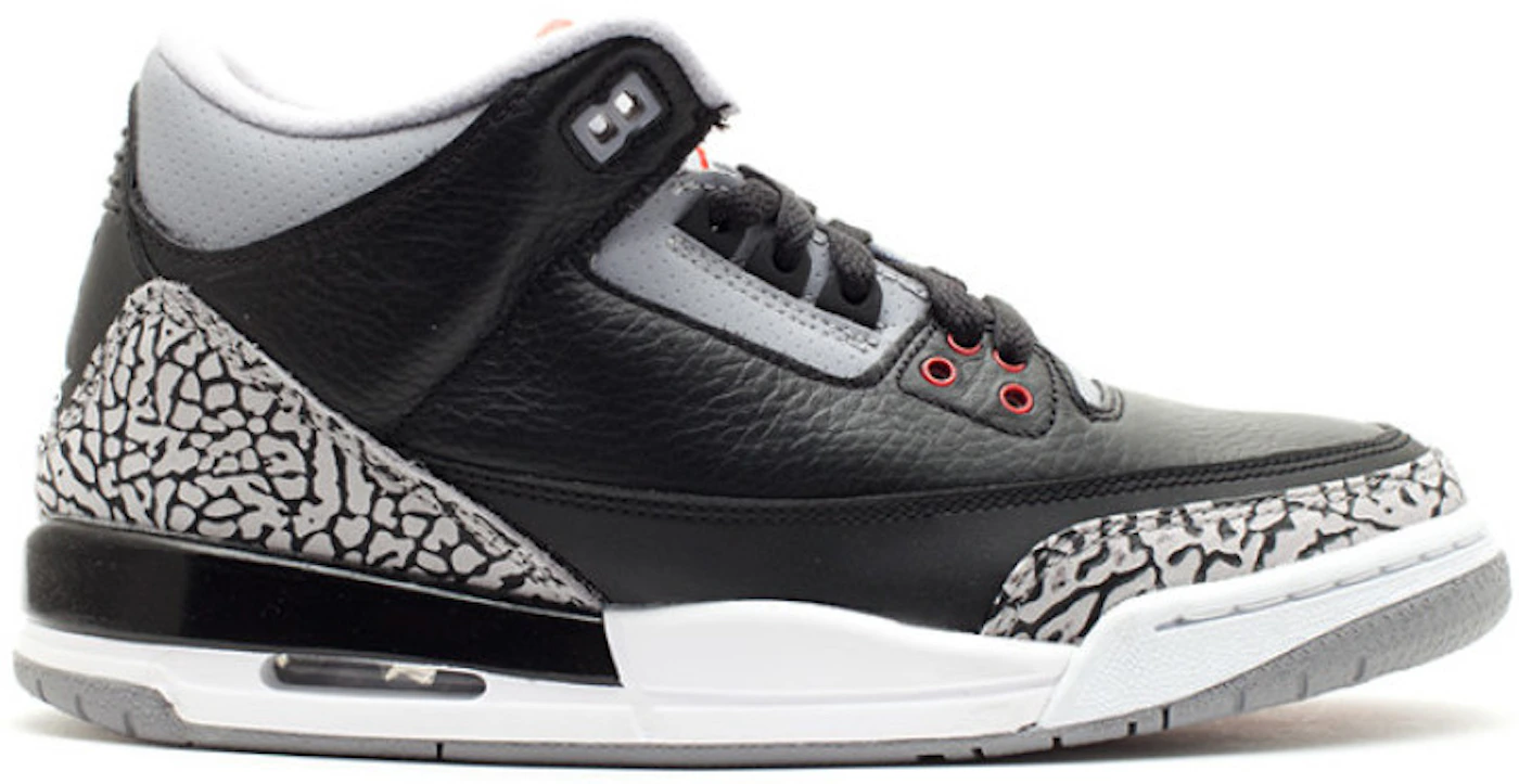 Jordan 3 Retro Black Cement (2011) (GS) Pour enfants - Style 398614-010 - FR