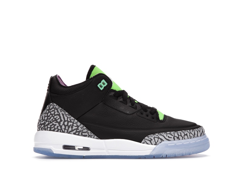 electric green jordan 3