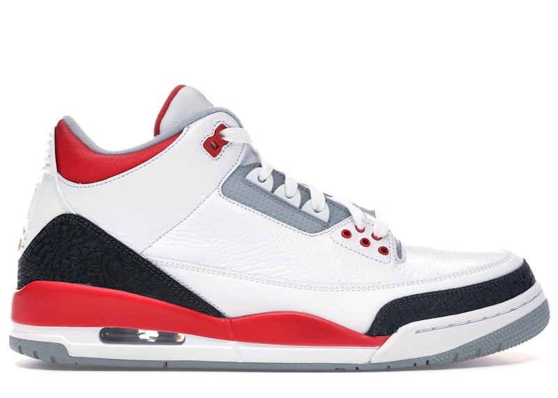 jordan retro 3 red and black