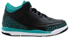Jordan 3 Retro Black Metallic Gold Rio Teal (PS)