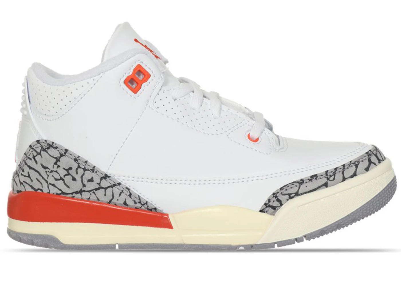 Jordan 3 Retro Georgia Peach (PS) Kids' - FQ9174-121 - US