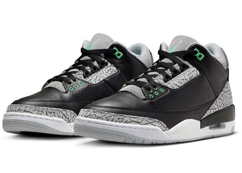 Green and grey hotsell jordan 3