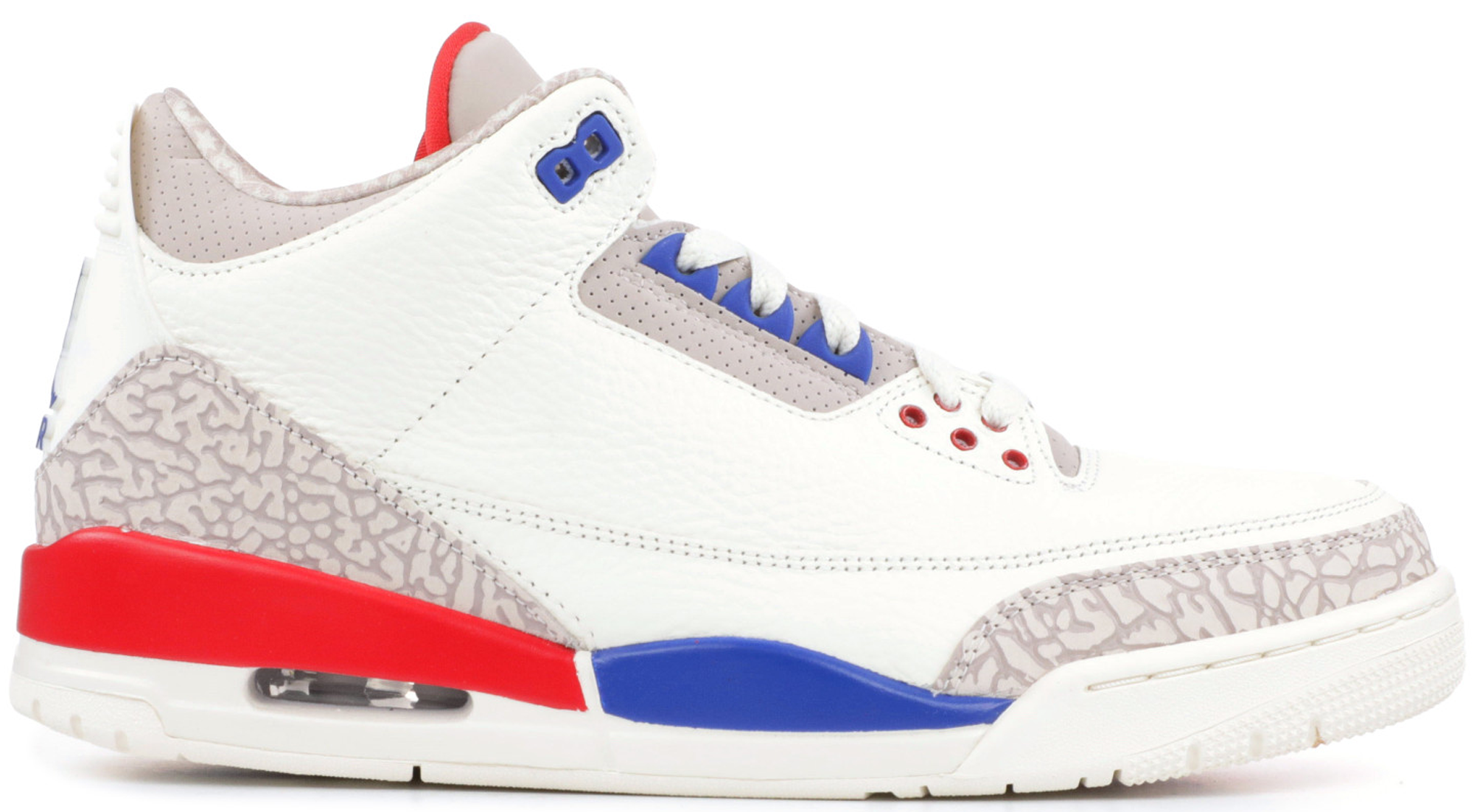 jordan 3s red and blue