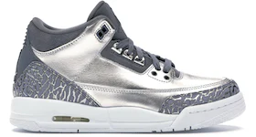 Jordan 3 Retro Premium Heiress Metallic Silver (GS)