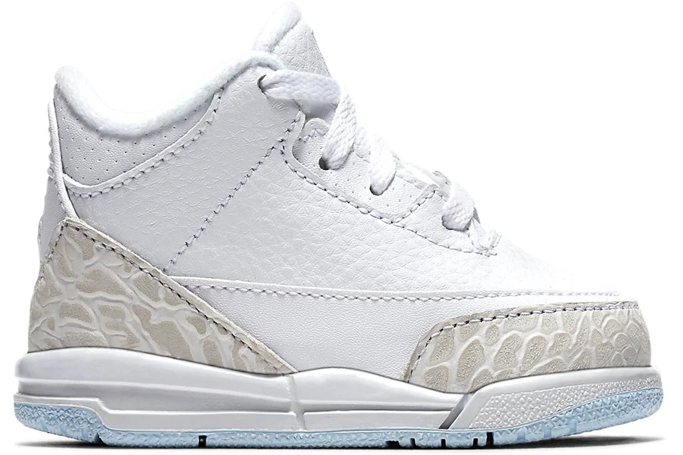 White 3s jordan 2018 deals