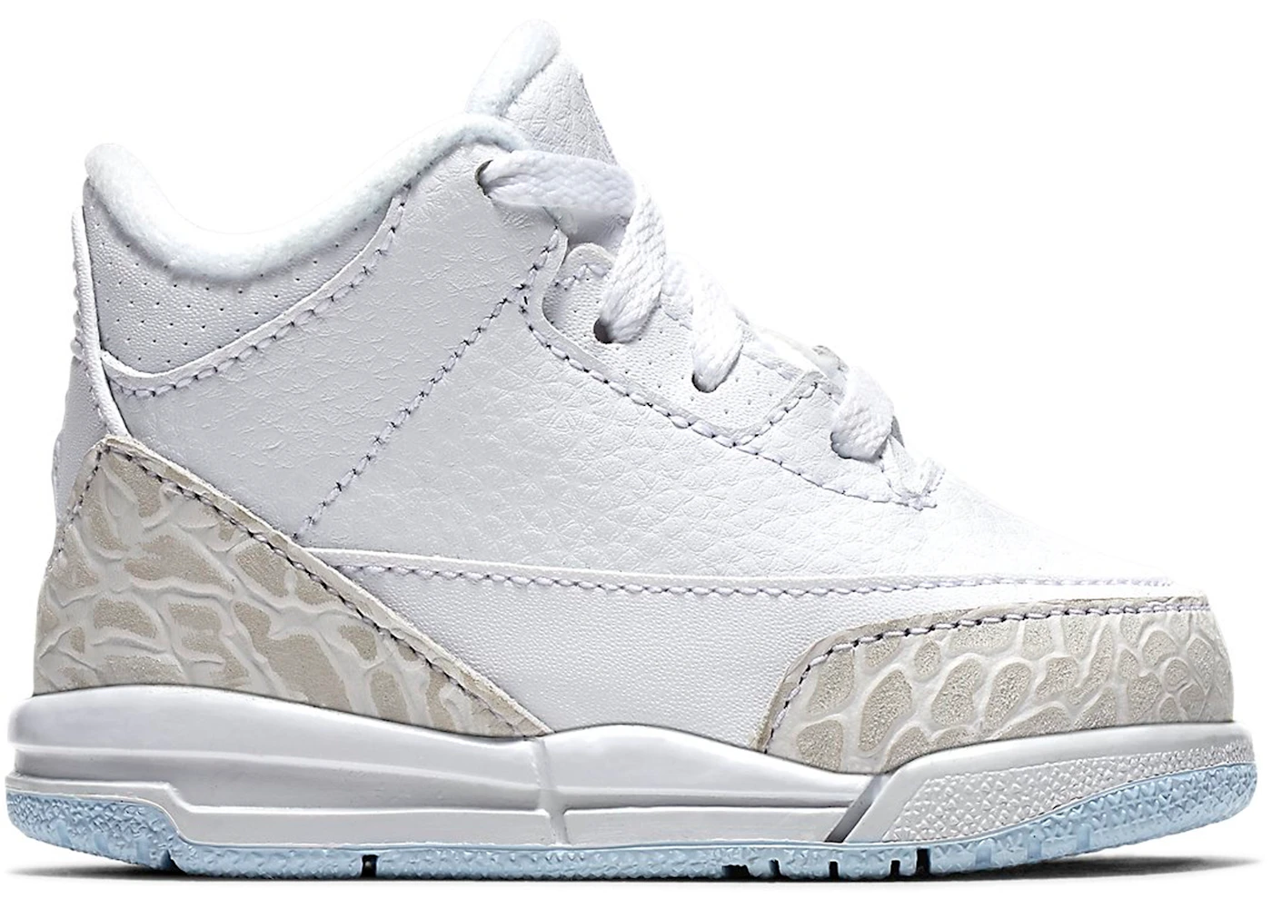 Jordan 3 hot sale retro pure white