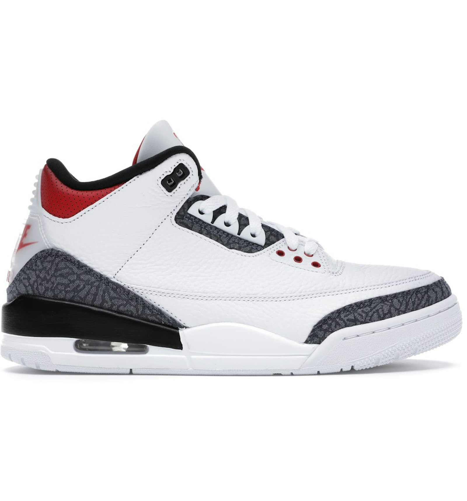 Jordan 3 Retro SE Fire Red Denim (2020) Men's - CZ6431-100 - US