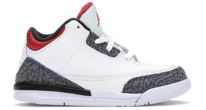 Jordan 3 Retro SE-T Fire Red Denim (PS) - DB4168-100