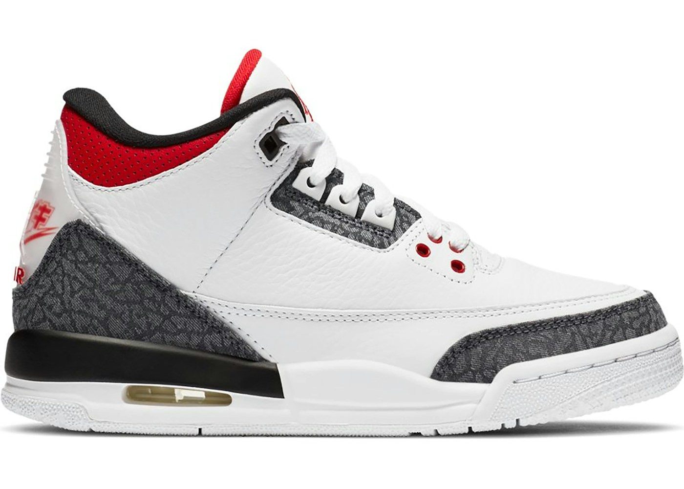Red denim jordan 3 Clearance