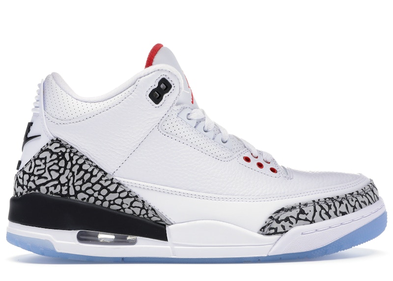 Jordan 3 Retro Free Throw Line White Cement