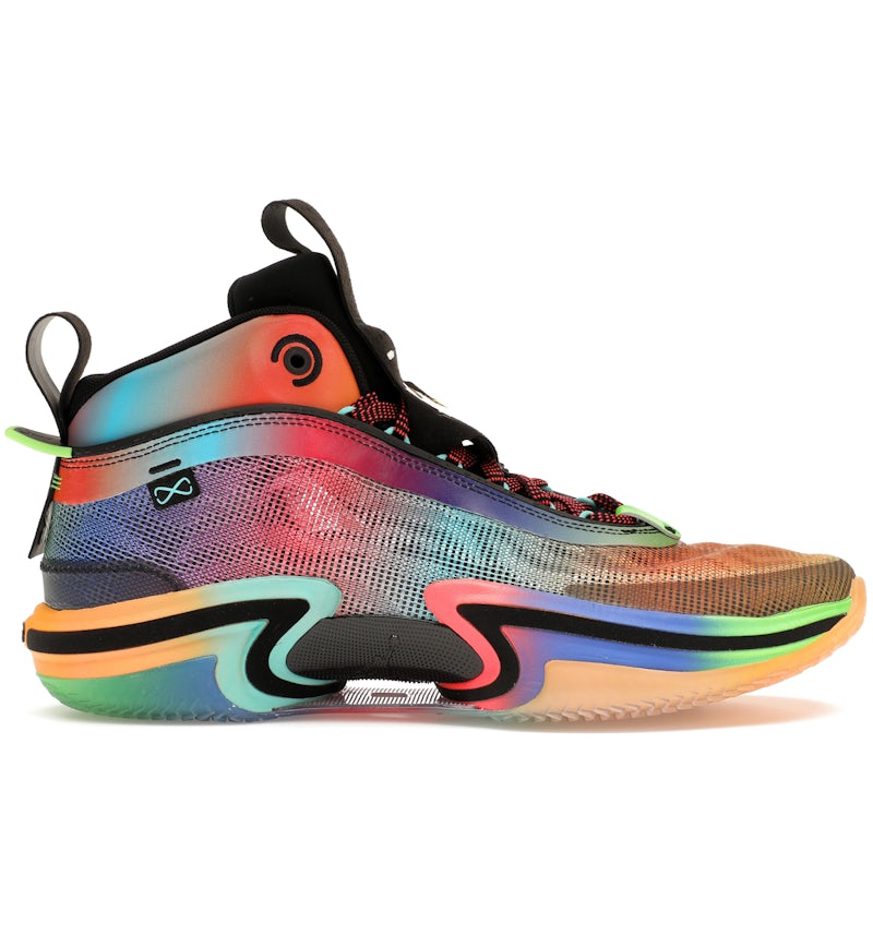 Multi Color Nike Jordans Rainbow Jordan 36 GC Year Of The Tiger